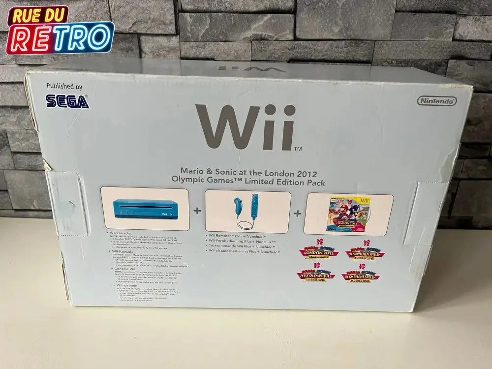 Nintendo Wii Mario et Sonic Collector Editions Jeux Olympiques de Londres 2012 Console de Jeux