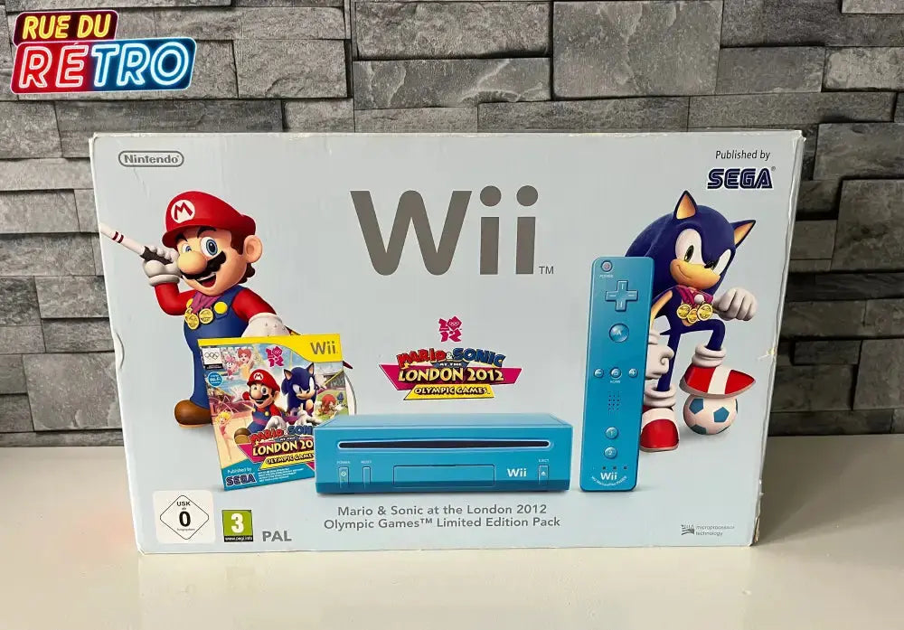 Nintendo Wii Mario et Sonic Collector Editions Jeux Olympiques de Londres 2012 Console de Jeux