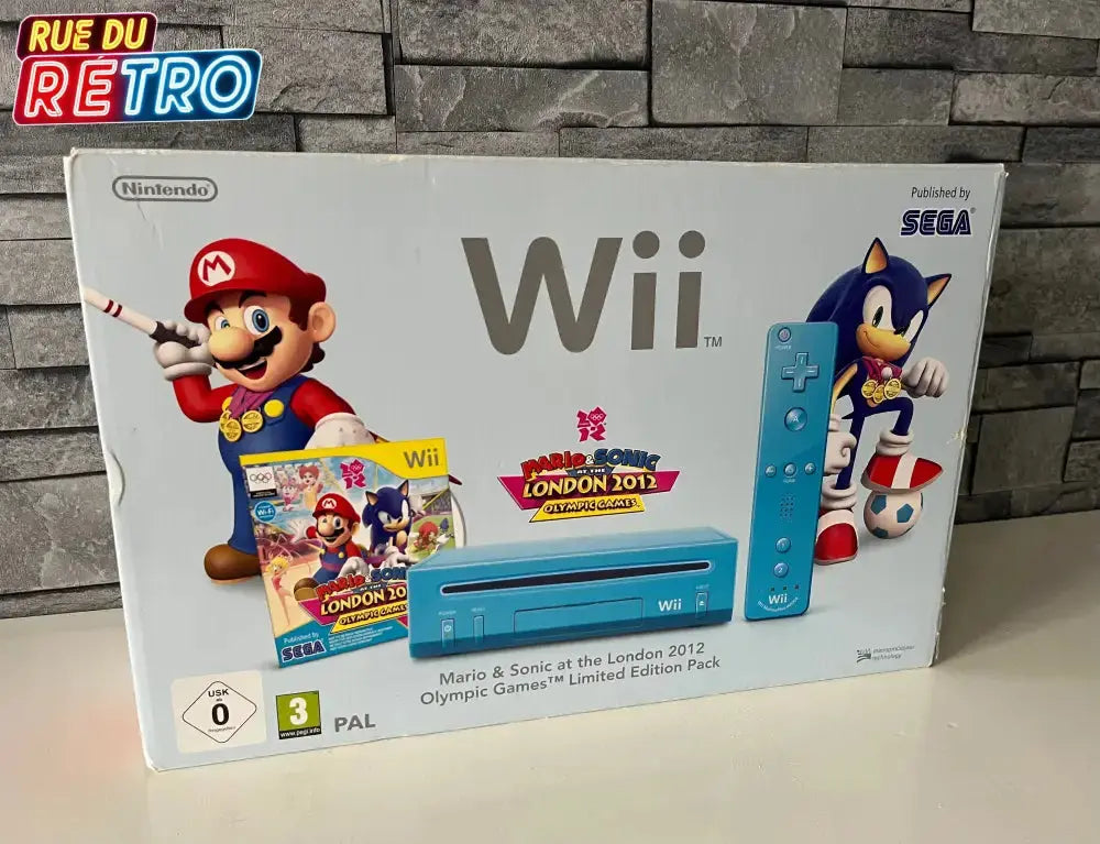Nintendo Wii Mario et Sonic Collector Editions Jeux Olympiques de Londres 2012 Console de Jeux