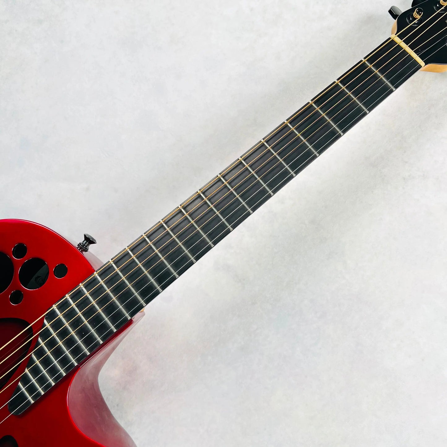 Guitare Electro VIntage Ovation USA 1778 Red Flame
