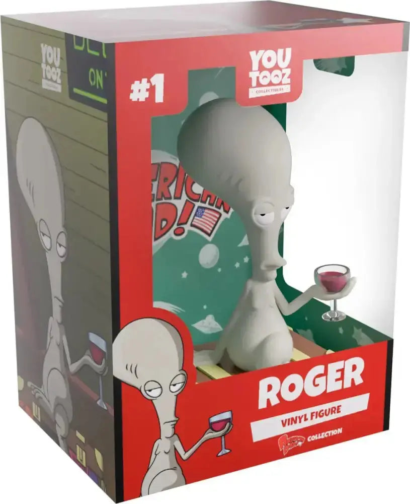 Roger American Dad Vinyl figurine 11 cm - Rue Du Retro