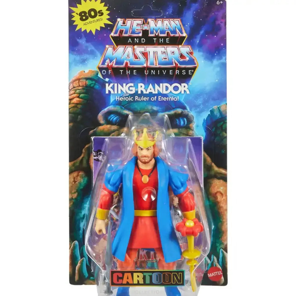 Roi Randor Les maîtres de L'univers Motu Masters of the Universe Origins figurine Cartoon Collection King Randor 14 cm mattel