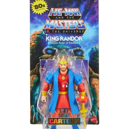 Roi Randor Les maîtres de L'univers Motu Masters of the Universe Origins figurine Cartoon Collection King Randor 14 cm mattel