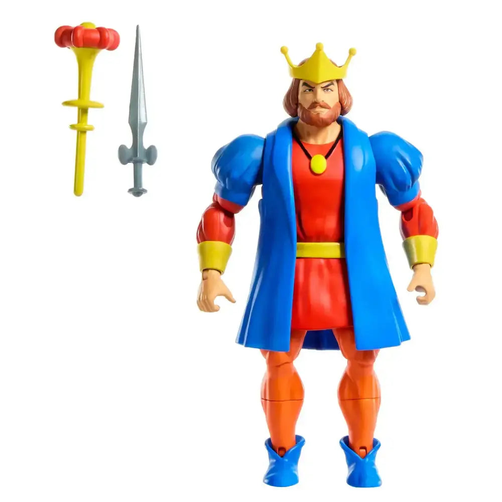 Roi Randor Les maîtres de L'univers Motu Masters of the Universe Origins figurine Cartoon Collection King Randor 14 cm mattel