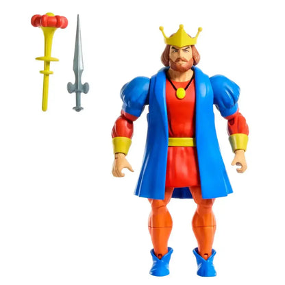 Roi Randor Les maîtres de L'univers Motu Masters of the Universe Origins figurine Cartoon Collection King Randor 14 cm mattel