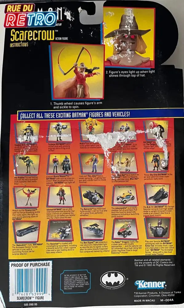 Scarecrow / L’épouvantail / Batman The Animated Series 1993 Figurine articulée