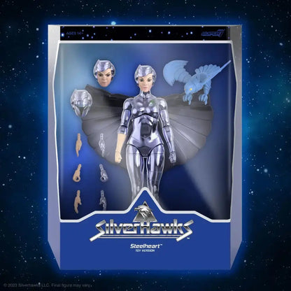 SilverHawks Ultimates Steelheart  figurine Toy Version 18cm Super7
