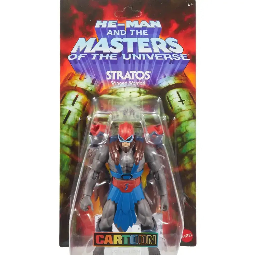 Stratos Les Maîtres de l'univers Motu Masters of the Universe Origins figurine Cartoon Collection 14cm Mattel