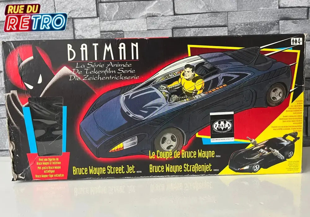 Street Jet & Bruce Wayne / Batman The Animated Series 1993 Figurine et Véhicule pour Figurines