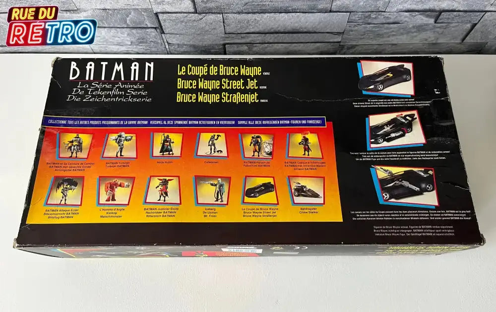 Street Jet & Bruce Wayne / Batman The Animated Series 1993 Figurine et Véhicule pour Figurines