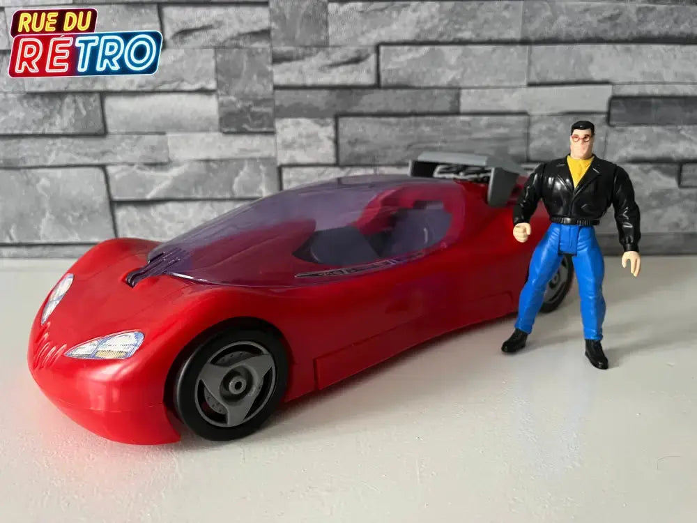 Superman / Super coupé et figurine Clark Kent