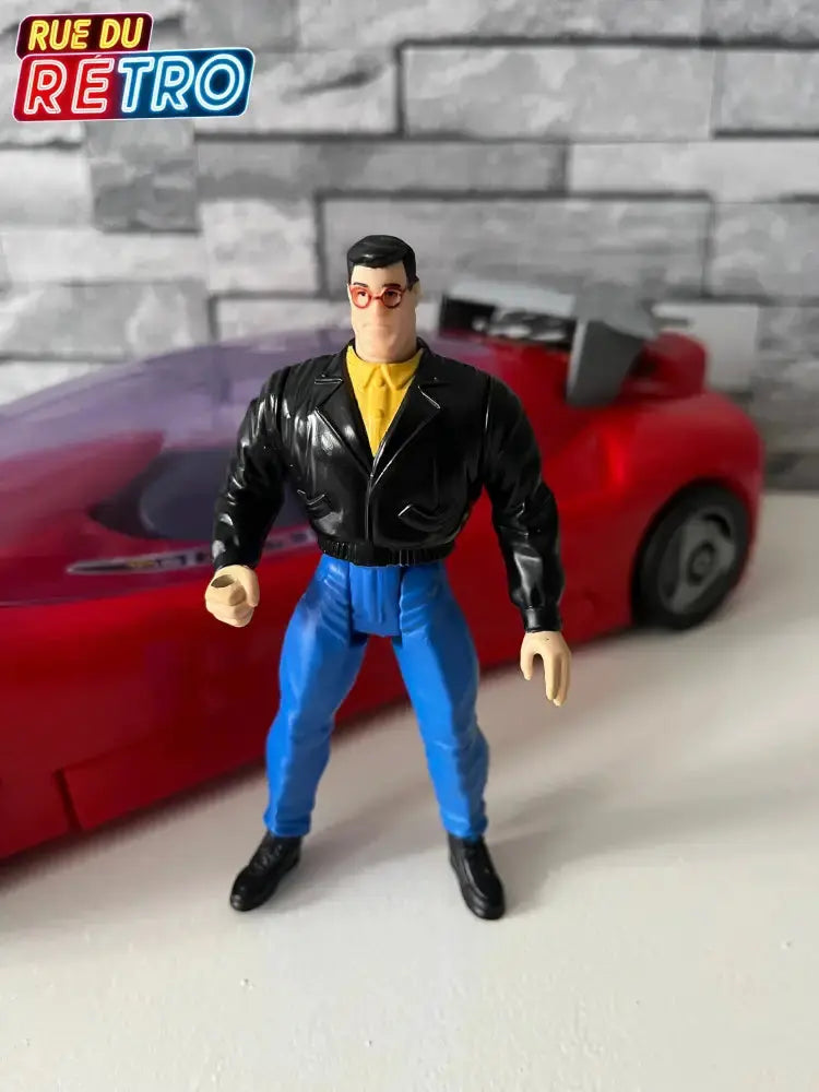Superman / Super coupé et figurine Clark Kent
