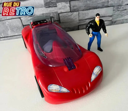 Superman / Super coupé et figurine Clark Kent