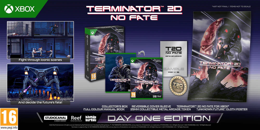 Terminator 2D No Fate Day-One Edition Nintendo XBOX XS et XBOX ONE Bitmap Bureau