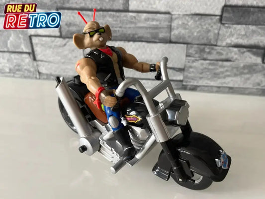 Throttle Biker Mice From Mars Les motards de l’espace Figurine et Véhicule pour Figurine