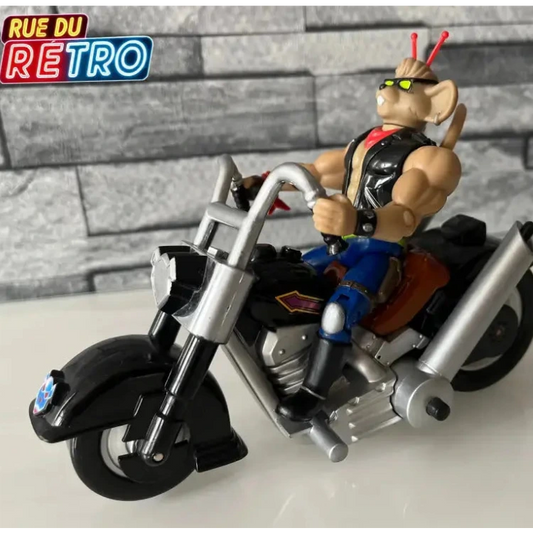 Throttle Biker Mice From Mars Les motards de l’espace Figurine et Véhicule pour Figurine