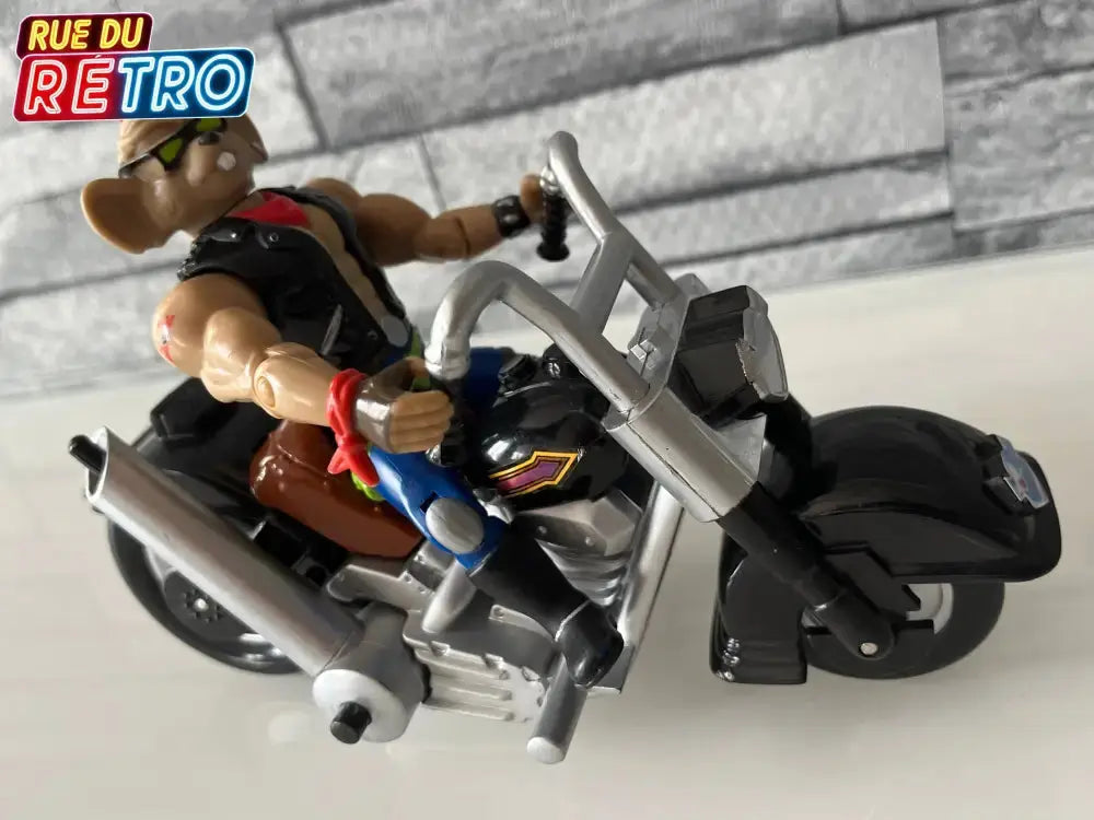 Throttle Biker Mice From Mars Les motards de l’espace Figurine et Véhicule pour Figurine
