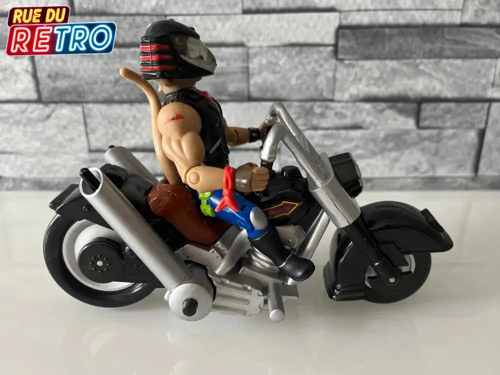Throttle Biker Mice From Mars Les motards de l’espace Figurine et Véhicule pour Figurine