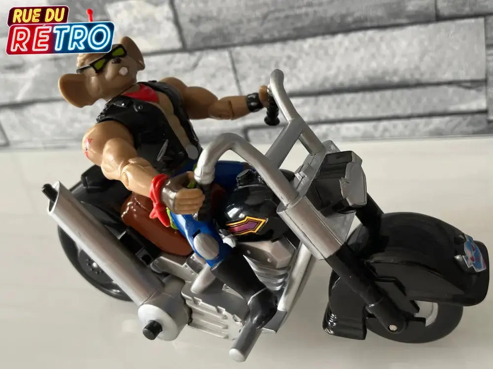 Throttle Biker Mice From Mars Les motards de l’espace Figurine et Véhicule pour Figurine