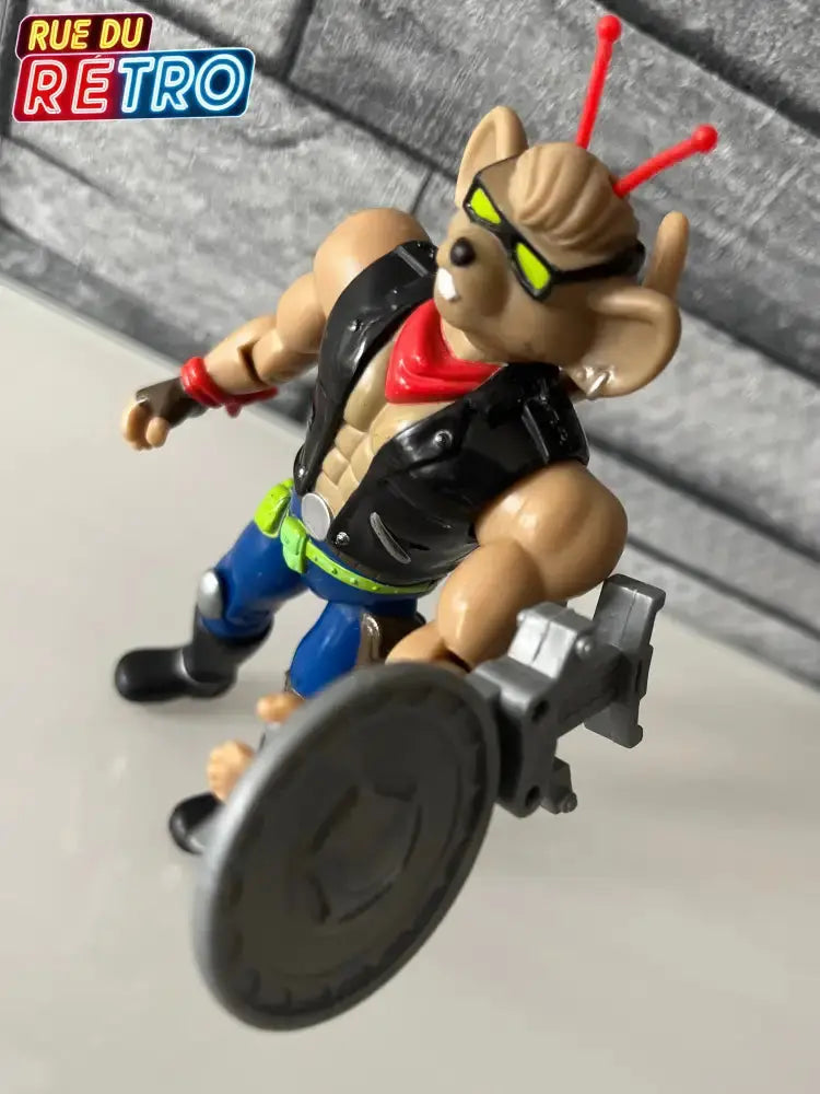 Throttle Biker Mice From Mars Les motards de l’espace Figurine et Véhicule pour Figurine