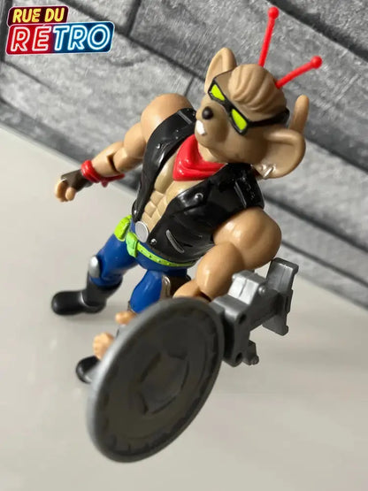 Throttle Biker Mice From Mars Les motards de l’espace Figurine et Véhicule pour Figurine