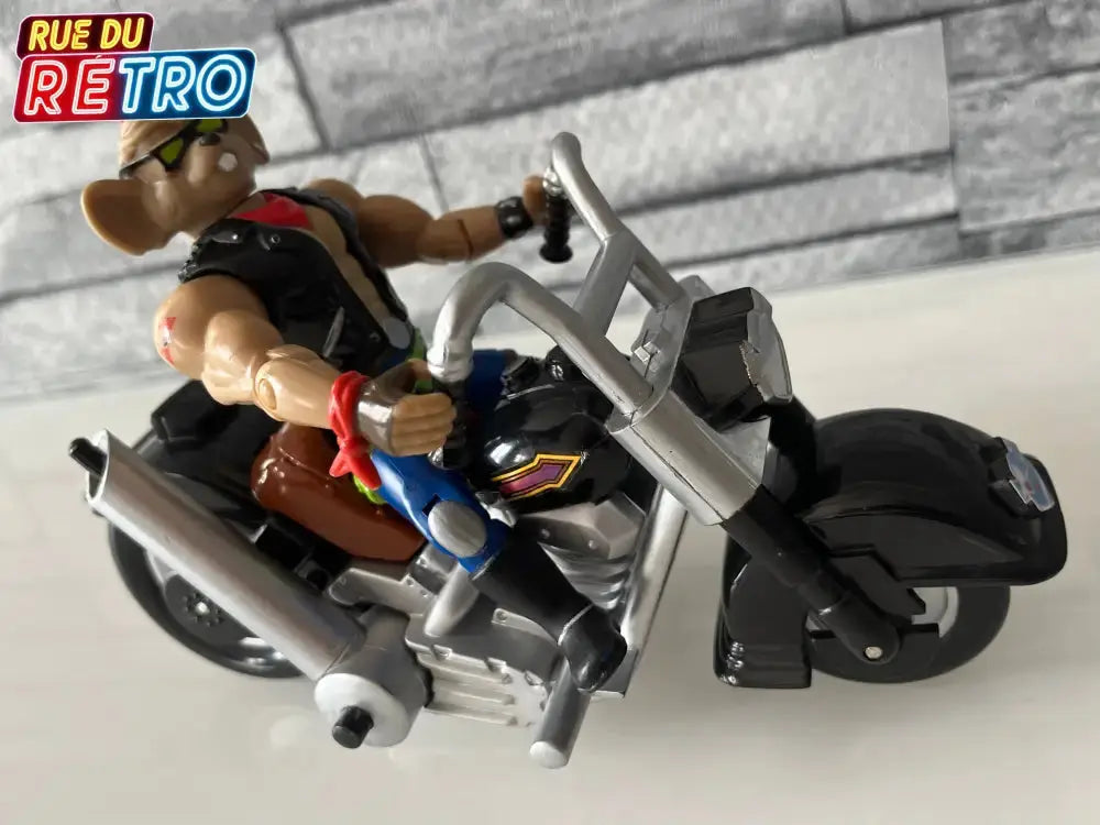 Throttle Biker Mice From Mars Les motards de l’espace Figurine et Véhicule pour Figurine
