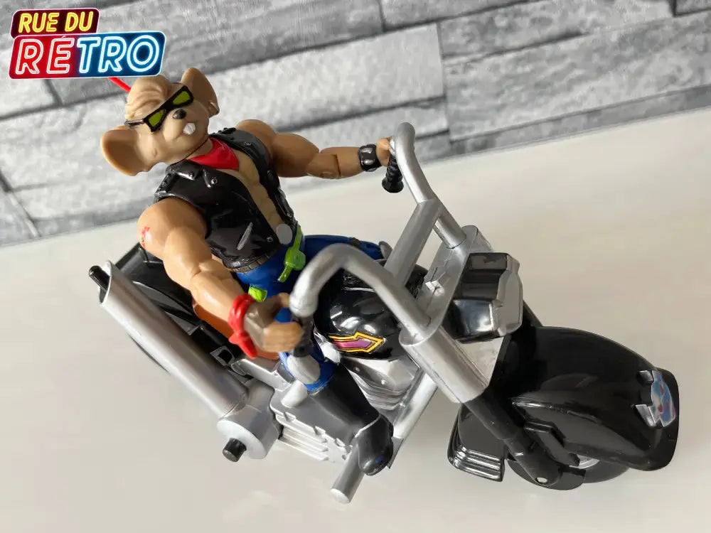 Throttle Biker Mice From Mars Les motards de l’espace Figurine et Véhicule pour Figurine