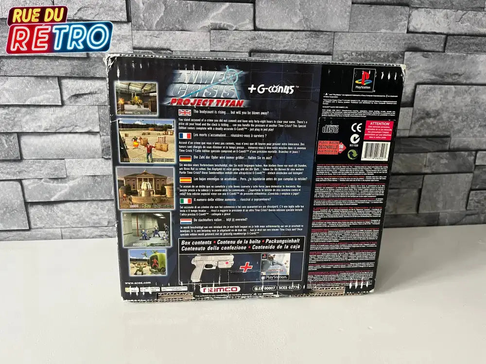 Time Crisis / Project Titan + Guncon PS1 Jeu console et accessoires