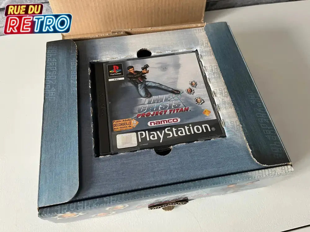 Time Crisis / Project Titan + Guncon PS1 Jeu console et accessoires