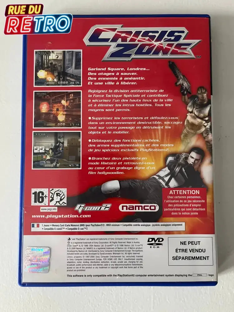 Time Crisis / Crisis Zone + G-Con2 Jeux accessoires consoles
