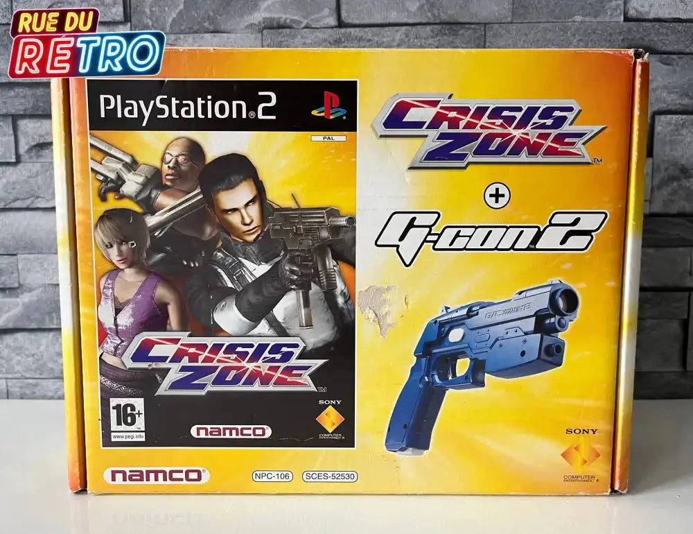 Time Crisis / Crisis Zone + G-Con2 Jeux accessoires consoles