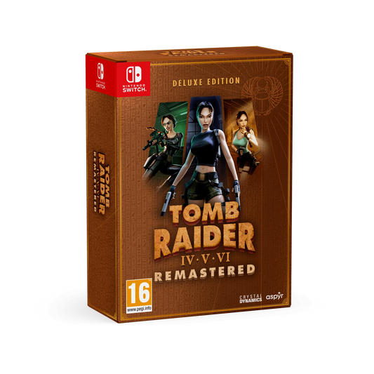 Tomb Raider IV-V-VI Remastered Starring Lara Croft Deluxe Edition Switch Aspyr