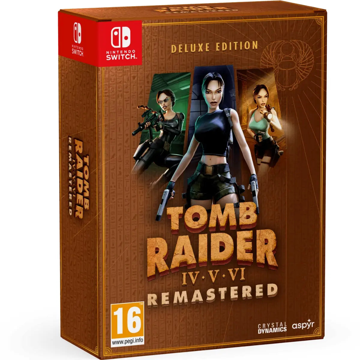 Tomb Raider IV-V-VI Remastered Starring Lara Croft Deluxe Edition Switch Aspyr