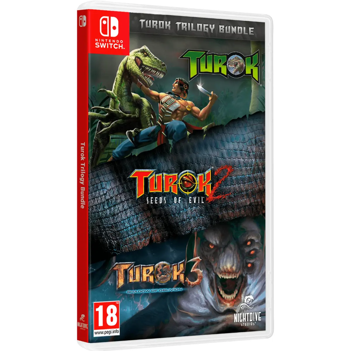 Turok Trilogy Bundle Switch Nightdive Studios