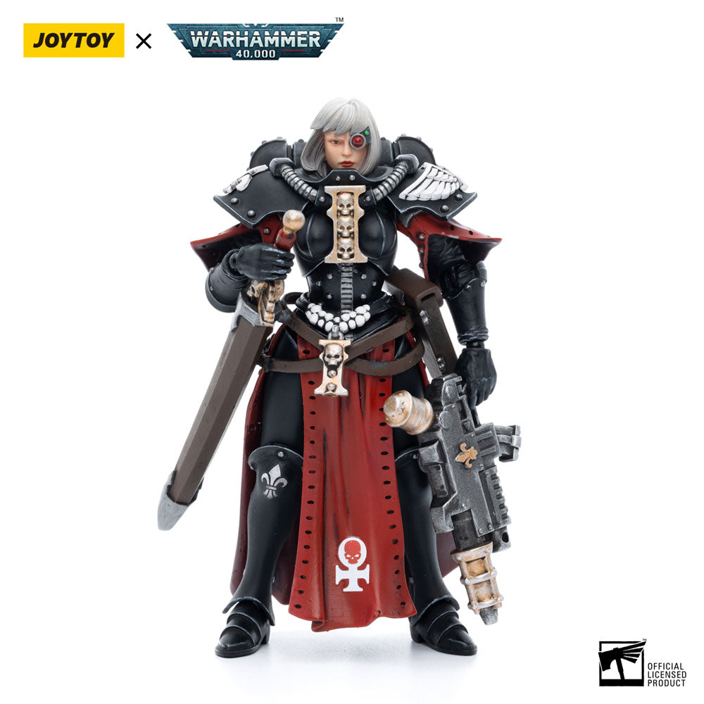 Warhammer 40k figurine 1/18 Adepta Sororitas Battle Sister Sister Kassia 10 cm Joy Toy