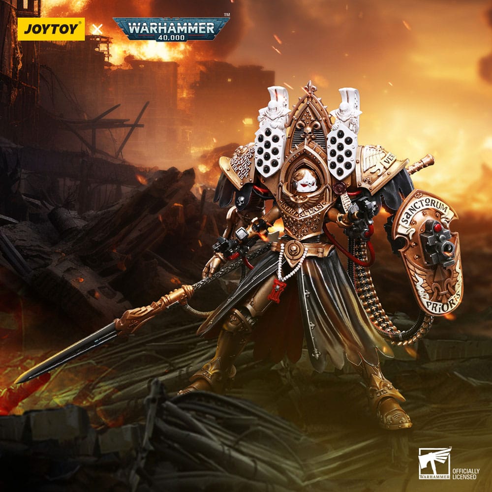 Warhammer 40k figurine 1/18 Adepta Sororitas Abbess Sanctorum Morvenn Vahl 12 cm Joy Toy