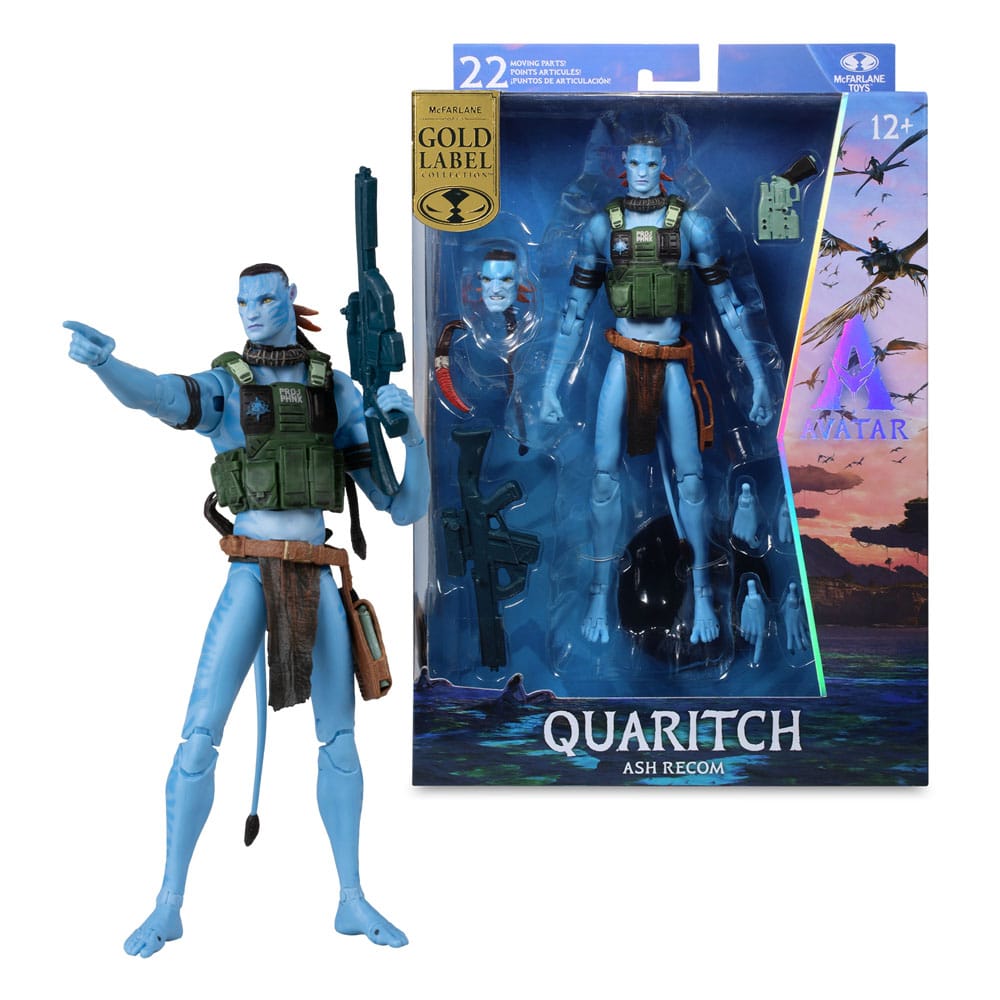Avatar: Fire and Ash Quaritch figurine (Ash Recom) (Gold Label) 18 cm McFarlane Toys