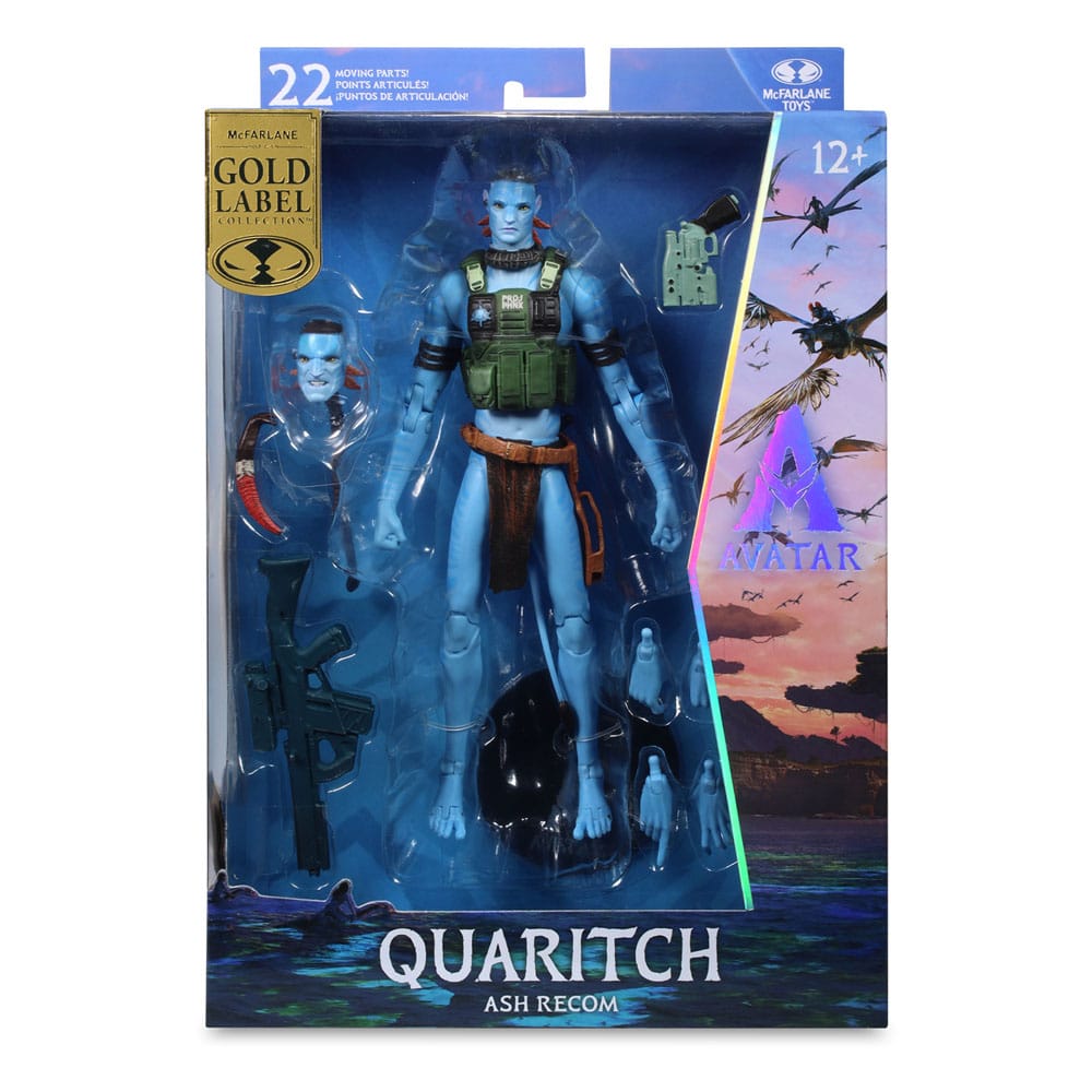 Avatar: Fire and Ash Quaritch figurine (Ash Recom) (Gold Label) 18 cm McFarlane Toys