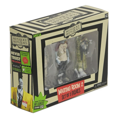 Beetlejuice Beetlejuice pack 3 figurines Waiting Room 2 10 cm Neca