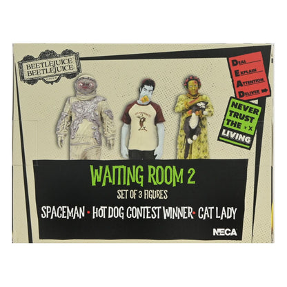 Beetlejuice Beetlejuice pack 3 figurines Waiting Room 2 10 cm Neca
